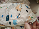 婧麒（JOYNCLEON）儿童棉服男女童装宝宝秋冬季婴儿衣服棉服加厚外出棉袄加绒外套 白色恐龙 120 cm 实拍图