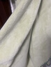 洁丽雅（Grace）纯棉抗菌防螨浴巾刺绣高档强吸水男女士加厚加大浴巾全棉 800g 实拍图