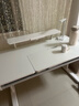 黑白调A2学习桌书桌儿童桌椅实木升降桌子写字桌电脑桌进口橡胶木1.4m 实拍图