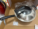 苏泊尔（SUPOR）炒锅生铁铸铁真不锈健康铁锅炒菜锅可立盖耐磨防刮FC32Z9 实拍图
