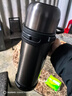 乐扣乐扣（LOCK&LOCK）大容量保温壶户外旅行露营不锈钢便携车载式手提暖壶2L灰色 实拍图