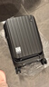 皇冠（CROWN）大容量铝框行李箱拉杆箱5308 铁灰拉链 20英寸可登机 扩容增大18% 实拍图