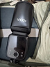 神牛（Godox）V100机顶闪光灯100W大功率旗舰全彩触屏高速同步TTL锂电池热靴口袋灯外拍便携婚礼摄影灯 V100标配+半圆柔光罩 索尼 实拍图