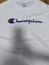 Champion草写logo纯色圆领短袖T恤 白色 GT23H-Y06794-045 实拍图
