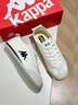 Kappa卡帕帆布鞋男鞋春夏板鞋子男透气休闲运动鞋情侣鞋轻便德训鞋男款 冬日白/黑色 42 实拍图