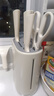 OOU刀具套装菜刀套装厨房刀具家用抗菌防锈厨具全套不锈钢刀具全套 鹤Pro丨抗菌丨防锈丨锋利 6件套 实拍图