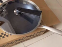 炊大皇 炒锅 304不锈钢炒菜锅煎锅 平底不粘炒锅32cm 可立可视盖不挑灶 实拍图