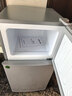 奥克斯小冰箱家用小型迷你冷藏冷冻两用出租房宿舍用节能省电寝室办公室电冰箱 【节能省电】176银色【高效保鲜 铜管速冷】56L 实拍图
