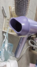 美的（Midea）2亿负离子护发电吹风 家用吹风筒 大功率不伤发快干 吹风机大风力 MB-AJ0504极光紫 新年礼物推荐 实拍图