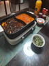 小熊（Bear）电火锅 火锅专用锅电锅 电煮锅鸳鸯锅分区控温3分钟速沸多功能一体家用火锅锅8L料理锅F80G1 实拍图