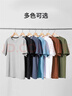 佐丹奴短袖t恤男针织纯棉纯色简约基础款舒适圆领体恤衫01023419 实拍图