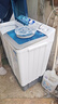 荣事达（Royalstar）半自动洗衣机10KG双缸双筒家用宿舍出租房双桶洗衣机大容量甩干机 以旧换新 白色 RP10030J 实拍图