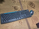 罗技（Logitech）MK275 键鼠套装 无线键鼠套装 办公键鼠套装 全尺寸 商务键鼠套装 带无线2.4G接收器 黑蓝色 实拍图