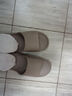 曼多贝尔【抗菌拖鞋】简约男拖鞋 轻便软弹家居浴室凉拖鞋 褐色44-45 实拍图