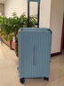 纯奢（CHEYSIR）五轮超大容量行李箱万向轮PC拉杆箱男女学生旅行箱密码箱包皮箱子 经典款-冰川蓝·减震刹车功能 24英寸 -抗菌内里【创新5轮-短途旅游/出行】 实拍图