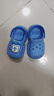 巴布豆童鞋男童拖鞋夏季软底宝宝沙滩鞋儿童洞洞鞋117342003浅月色150 实拍图