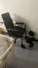 鱼跃(yuwell)手动轮椅车H059B老人半躺护理型带坐便椅餐板钢管可折叠 实拍图