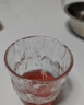 简约ins风玻璃杯家用果汁杯办公室咖啡杯磨砂啤酒杯树纹冰川杯 矮款 2只装220ml 实拍图