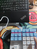 逸祺K33 有线机械数字键盘青轴33键银行财务会计收银办公专用左手单手小键盘数字区笔记本电脑外接 蓝白青轴（33键布局 键线分离） 实拍图