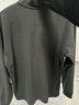 优衣库男装柔滑弹力摇粒绒半拉链套头衫/长袖25秋冬新款481184 08 深灰色 L 实拍图