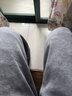 adidas情侣款加绒加厚直筒束脚运动裤男女秋冬阿迪达斯官方轻运动   中麻灰（推荐女生选小一码）   S 实拍图