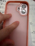 KEKLLE【肤感磨砂】适用iPhone16手机壳 苹果16保护套 半透磨砂防摔抗指纹镜头全包软边保护套 樱花粉 实拍图