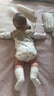 优衣库婴幼儿宝宝包臀衣长袖1件装婴儿衣服连体包屁衣哈衣481862 01 乳白色 80cm 实拍图