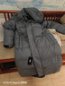 京东京造面包长款羽绒服运动户外秋冬加厚保暖外套男 砾石灰 L 实拍图