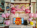 多美忆生日场景布置女孩生日气球儿童道具氛围装饰快乐桌飘装扮粉色套餐 实拍图