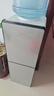 美的（Midea）饮水机家用上置式桶装水立式钢化玻璃双开门办公室饮水器 YR1518S-X 制热型 实拍图