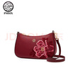 PmSix天煦包包女包中年妈妈母亲实用生日礼物刺绣牛皮单肩斜挎腋下包 实拍图