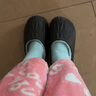 家居秋冬棉拖鞋高级感褶皱棉鞋女室内保暖加绒居家用皮拖冬天情侣 深栗棕 38-39 偏小一码 实拍图