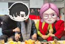 玖慕（JIUMU）纯羊毛围巾女士秋冬季围脖保暖披肩红色本命年送人生日礼物礼盒装 实拍图