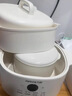 九阳（Joyoung）电炖盅 电炖锅 隔水炖煮 家用煮粥煲汤锅燕窝炖盅4.5L白瓷内胆炖汤锅上蒸下炖DG25G-GD188 实拍图