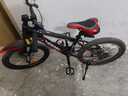 凤凰（Phoenix）儿童自行车山地车男女学生脚踏车6-15岁童车 霸道 黑红色 20寸 实拍图