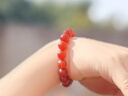 石玥珠宝收藏级10mm红玛瑙手串本命年转运珠水晶玛瑙手链男女士款 实拍图