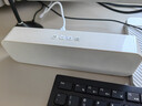 纽曼（Newmine）BT67音响电脑音箱家用桌面台式机低音炮笔记本有线长条形蓝牙音箱游戏迷你小音响带内置麦克风 白 实拍图