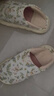 雅特茂月子鞋夏季9月包跟纱布软底防滑孕妇产妇后棉拖鞋女 秋冬软厚底：鸭鸭花语 38 实拍图