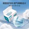 稳健医用外科口罩一次性医用口罩成人儿童夏季薄款透气防尘防花粉过敏 2盒儿童款蓝色 50只/盒 实拍图