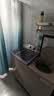 三峡劲霸【纯铜电机】半自动洗衣机家用大容量老式双桶缸可拆卸钢波轮商用酒店宾馆民宿被子毛毯窗帘婚纱 60公斤紫色 塑料高筋波轮【纯铜电机+9秒强洗】 双缸 实拍图