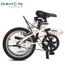大行（DAHON）折叠自行车16英寸YUKI超轻迷你便携男女式通勤单车KT610 白色  实拍图