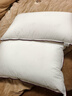 水星家纺枕头枕芯酒店枕头护颈枕头芯家用一对纯棉抗菌可水洗高枕48x74cm 实拍图