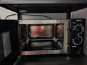 格兰仕（Galanz）微波炉烤箱一体机 平板式不锈钢内胆23升大容量家用光波炉机械旋钮操作简单G80F23SP-M8(S0) 实拍图