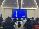 迪士尼儿童手套女童冬保暖针织翻盖半指幼儿宝宝五指套 SP70289粉色  实拍图