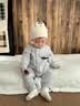 乖奇熊婴幼儿长袖连体衣服春秋季男女宝宝纯棉哈衣爬服家居服薄款睡内衣 实拍图