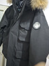 京东京造【进口极寒95鹅绒服】羽绒服男外套女冬季新款中长款 曜石黑 L 实拍图