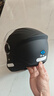 凤凰（Phoenix）新国标电动车头盔双镜片3/4半盔哑黑 男女四季通用电瓶车头盔冬季保暖骑行安全帽 实拍图