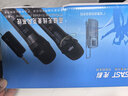 先科（SAST）OK-125充电万能无线麦克风家庭K歌舞台主持演讲会议适用山水飞利浦音箱功放调频一拖二金属话筒 实拍图