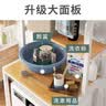 密林洗衣机置物架落地阳台上开翻盖架子卫生间收纳架 双层翻盖白 实拍图