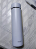 然也保温杯定制大学生水杯304不锈钢泡茶杯子象牙白500mlR3103 实拍图